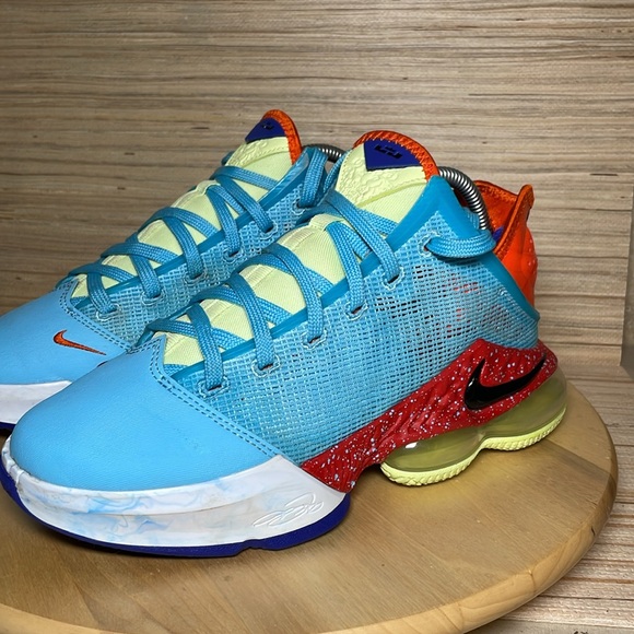 Nike Lebron 19 Xix Low Blue Chill Shoes Mens Size 7 - Picture 4 of 9